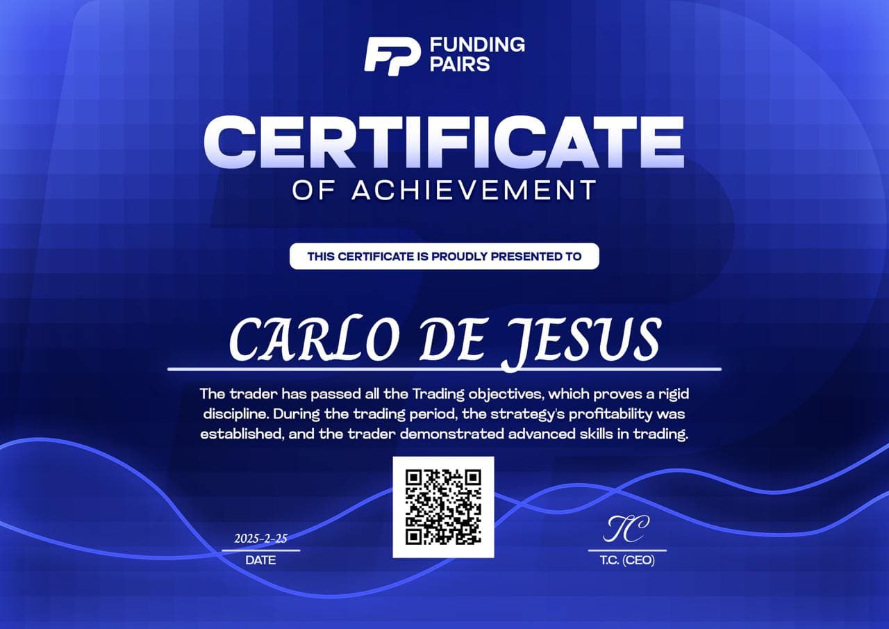 Funding Pairs — Certificate of Achievement